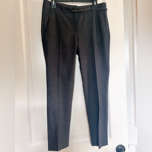 Brunello Cucinelli Belted wool Check Trousers - Picture 4 of 4